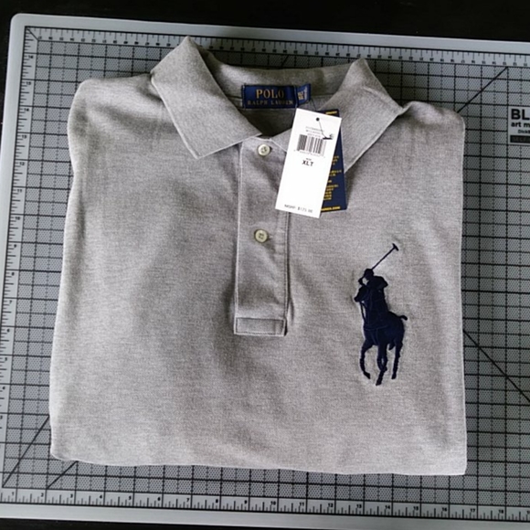Origi- Polo Ralph Lauren Big & Tall Big Pony Mesh… - Picture 2 of 4